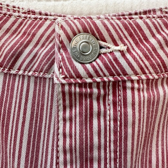 Free People Be Mine Flare Denim Jeans with Heart Pockets by We The Free - Picture 9 of 14